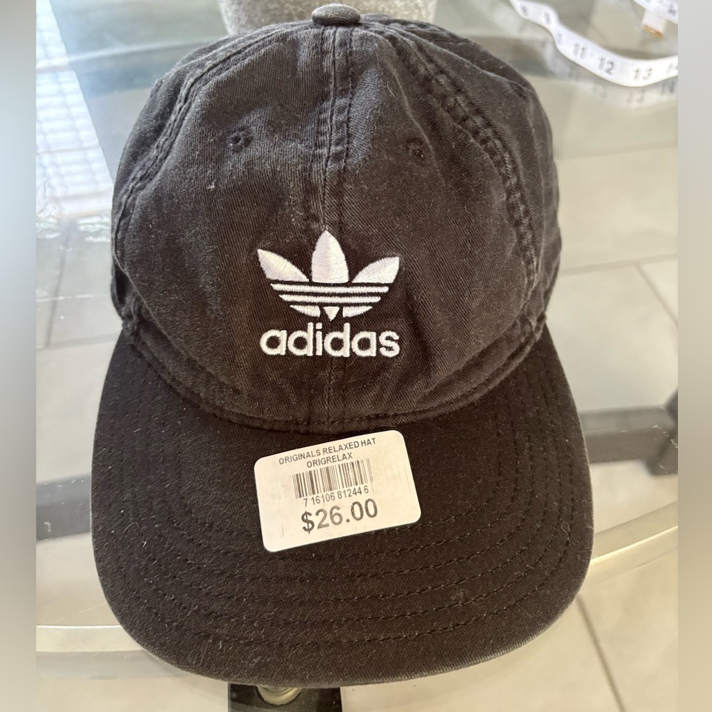 Adidas Black and White Cap